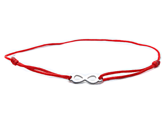 Jednoduchý náramok Infinity z chirurgickej ocele /17 mm/