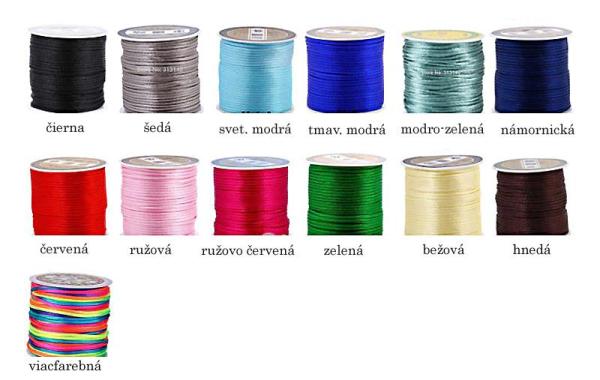Hodvábny náramok s príveskom ruky Hamsa /19 mm x 10 mm/ z chirurgickej ocele