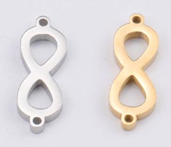 Jednoduchý náramok Infinity z chirurgickej ocele /17 mm/